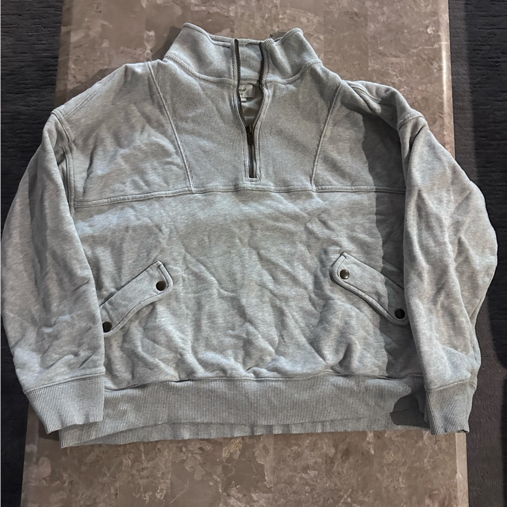 Aerie Light Gray Cozy Sweatshirt